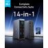 Anker Prime Docking Station, 14-1 Port with 160W Max Output, 10Gbps Fast Data Transfer, Real-Time Smart Interface, Audio and Ethernet Ports, Dual 4K Displays for Dell, HP, Lenovo and More